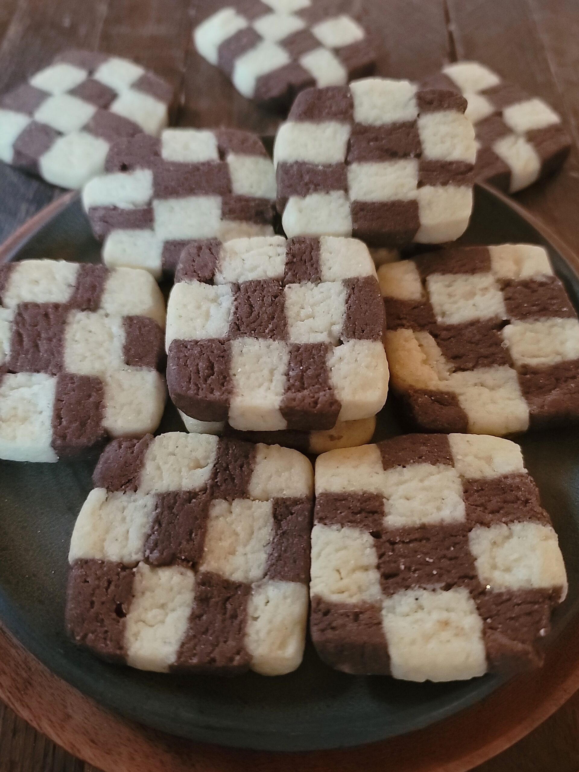 Checkerboard Cookies - Plated for Two